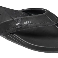 Slipper Reef Men Cushion Spring Black Grey