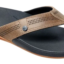 Slipper Reef Men Cushion Lux Tan Black
