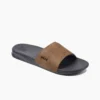 Slipper Reef Men One Slide Grey Tan
