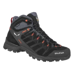 Voorkant 9 Wandelschoen Salewa Men Alp Mate Mid Waterproof Black Out Fluo Orange