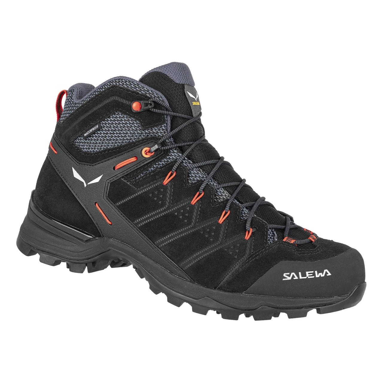 Wandelschoen Salewa Men Alp Mate Mid Waterproof Black Out Fluo Orange 3 Wandelschoen Salewa Men Alp Mate Mid Waterproof Black Out Fluo Orange