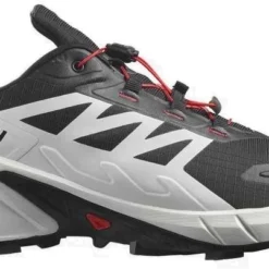 Trailrunning Schoen Salomon Men Supercross 4 Black White Fiery Red