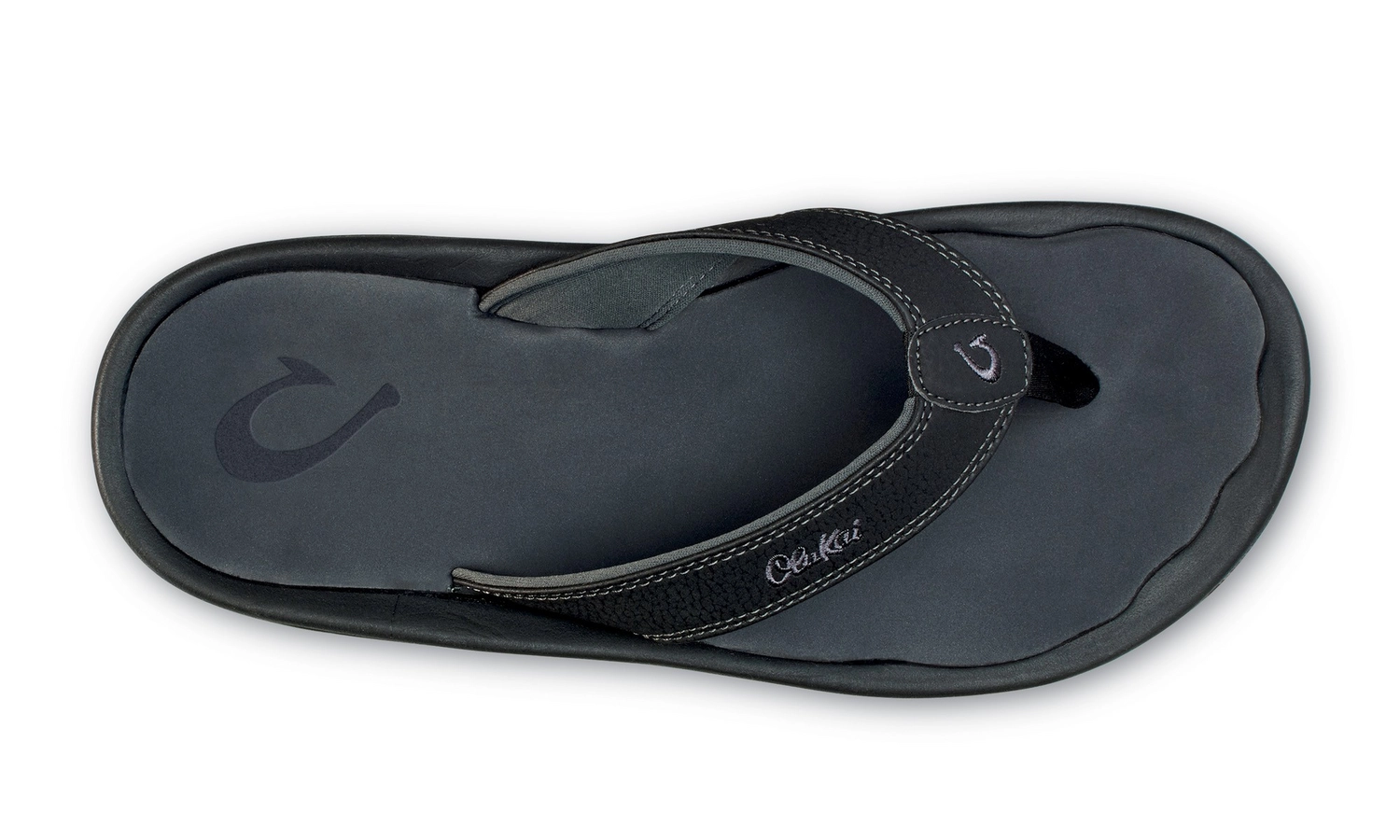 OluKai Ohana Men Slipper Black 5 OluKai Ohana Men Slipper Black - Afbeelding 3