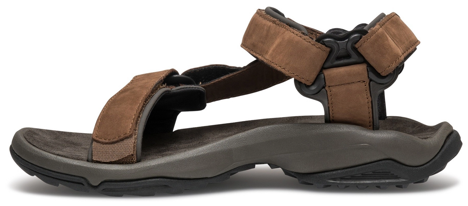 Teva Men Terra Fi Lite Leather Brown Sandaal 4 Teva Men Terra Fi Lite Leather Brown Sandaal - Afbeelding 2