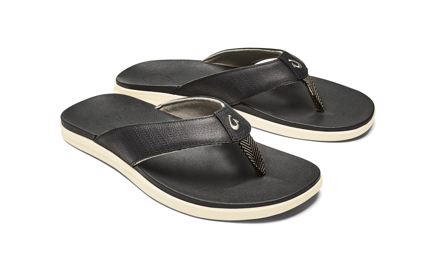 Slipper OluKai Men Alania Black Black 6 Slipper OluKai Men Alania Black Black - Afbeelding 4
