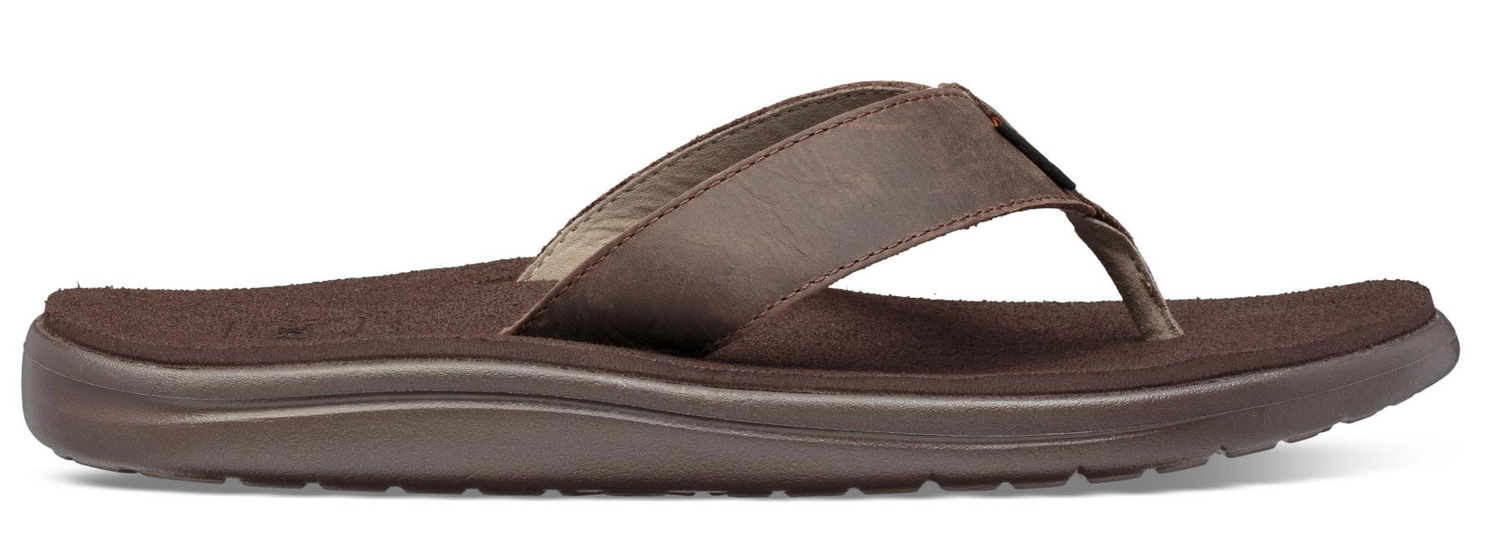 Teva Men Voya Flip Leather Chocolate Brown 3 Teva Men Voya Flip Leather Chocolate Brown