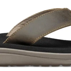 Teva Men Voya Flip Leather Dark Olive