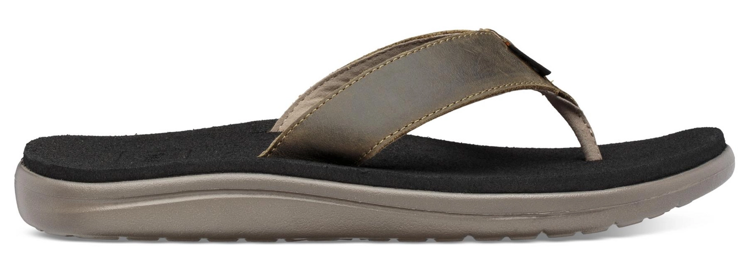 Teva Men Voya Flip Leather Dark Olive 3 Teva Men Voya Flip Leather Dark Olive