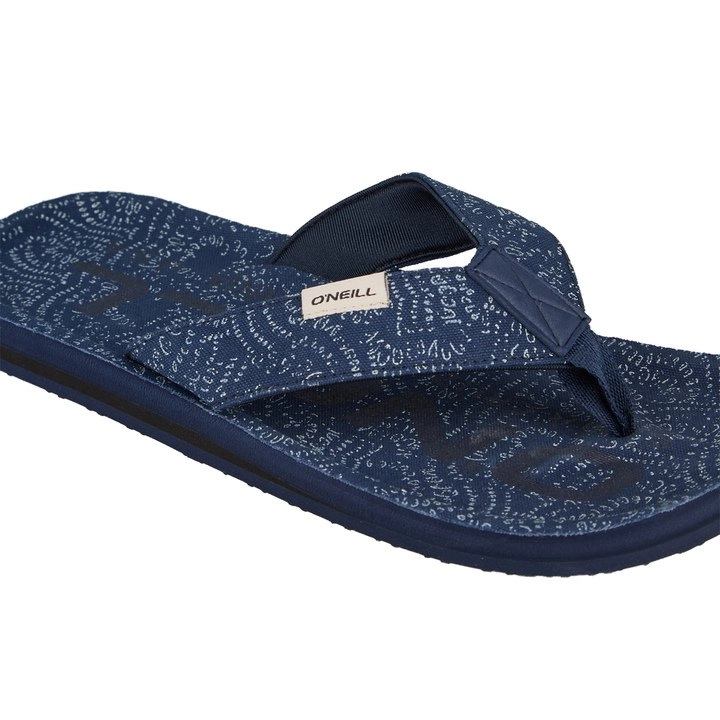 Slipper Oneill Men Chad Fabric Sandals Blue Print 4 Slipper Oneill Men Chad Fabric Sandals Blue Print - Afbeelding 2