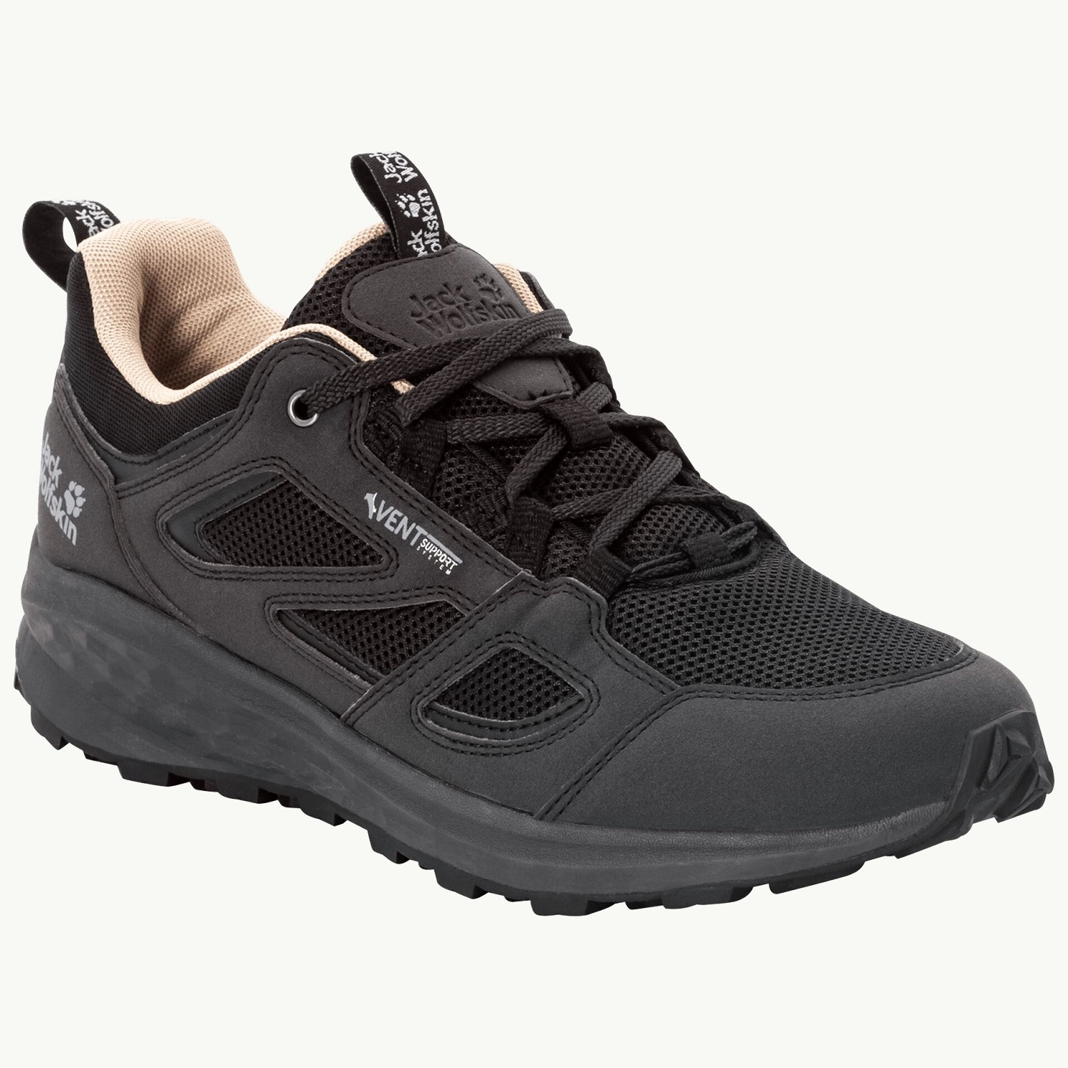 Wandelschoen Jack Wolfskin Men Vojo 3 Vent Low Black 4 Wandelschoen Jack Wolfskin Men Vojo 3 Vent Low Black - Afbeelding 2