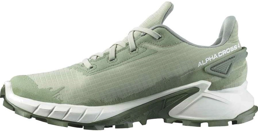 Trailrunning Schoen Salomon Women Alphacross 4 GTX Desert Sage White Laurel Wreath 4 Trailrunning Schoen Salomon Women Alphacross 4 GTX Desert Sage White Laurel Wreath - Afbeelding 2