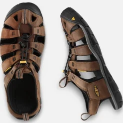 Sandaal Keen Men Clearwater CNX Leather Dark Earth Black -Hanwag Winkel 3 1013106 PLD PDP