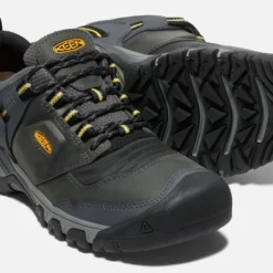 Wandelschoen Keen Men Ridge Flex Waterproof Steel Grey Keen Yellow -Hanwag Winkel 3 1026615 PPS PDP