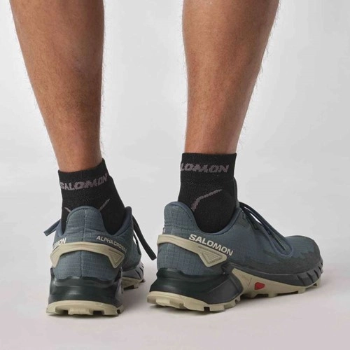 Trailrunning Schoen Salomon Men Alphacross 4 Stargazer Carbon Moss 4 Trailrunning Schoen Salomon Men Alphacross 4 Stargazer Carbon Moss - Afbeelding 2