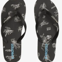 Voorkant 27 Slipper Protest Men Vitaly Slaps True Black