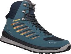 Wandelschoen Lowa Men Axos GTX Mid Steelblue Orange 6 Wandelschoen Lowa Men Axos GTX Mid Steelblue Orange - Afbeelding 4