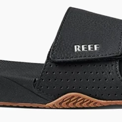 Slipper Reef Men Fanning Slide Black Silver -Hanwag Winkel 4 CI3632 RS
