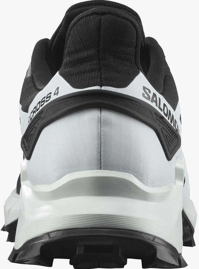 Trailrunning Schoen Salomon Men Supercross 4 Black White Fiery Red 6 Trailrunning Schoen Salomon Men Supercross 4 Black White Fiery Red - Afbeelding 4