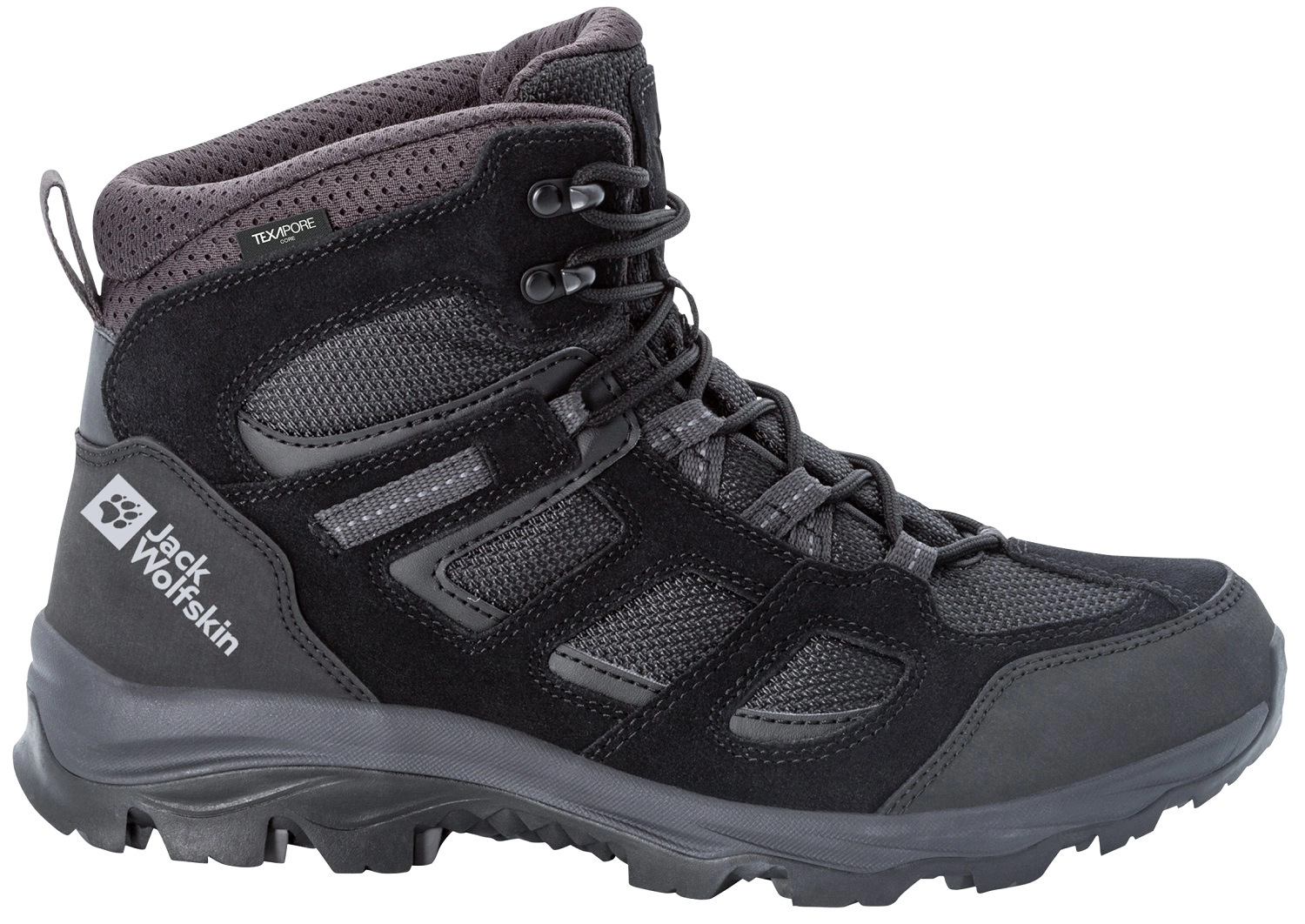 Wandelschoen Jack Wolfskin Men Vojo 3 Texapore Mid Black 3 Wandelschoen Jack Wolfskin Men Vojo 3 Texapore Mid Black