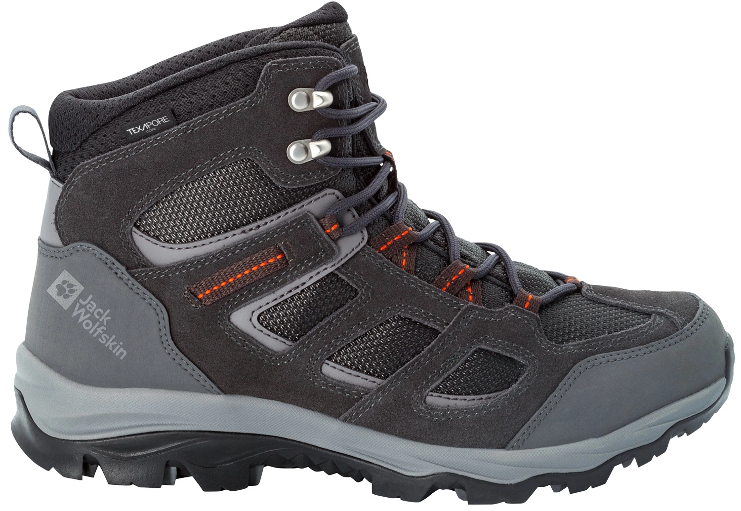 Wandelschoen Jack Wolfskin Men Vojo 3 Texapore Mid Grey Orange 3 Wandelschoen Jack Wolfskin Men Vojo 3 Texapore Mid Grey Orange