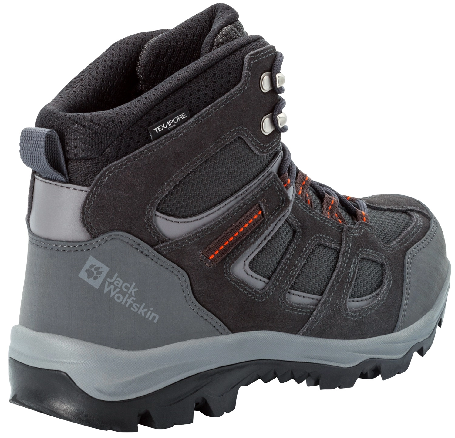Wandelschoen Jack Wolfskin Men Vojo 3 Texapore Mid Grey Orange 5 Wandelschoen Jack Wolfskin Men Vojo 3 Texapore Mid Grey Orange - Afbeelding 3
