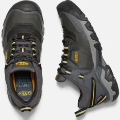 Wandelschoen Keen Men Ridge Flex Waterproof Steel Grey Keen Yellow -Hanwag Winkel 5 1026615 PLD PDP