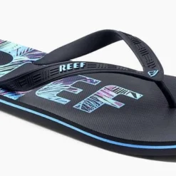 Slipper Reef Men Seaside Prints Neon Reef Palm