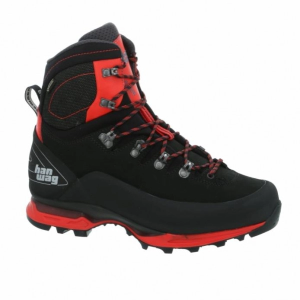 Wandelschoen Hanwag Ferrata II GTX Black Red 3 Wandelschoen Hanwag Ferrata II GTX Black Red