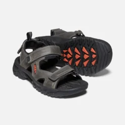 Sandaal Keen Men Targhee III Open Toe Sandal Grey Black -Hanwag Winkel 6 1022424 PPS PDP