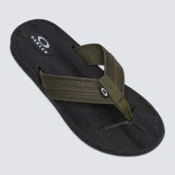 Slipper Oakley Men Pier Ellipse Flip Flop New Dark Brush -Hanwag Winkel 6 trurtutu