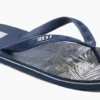 Slipper Reef Men Seaside Prints Deep Water Palm