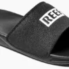 Slipper Reef Men One Slide Reef Black White
