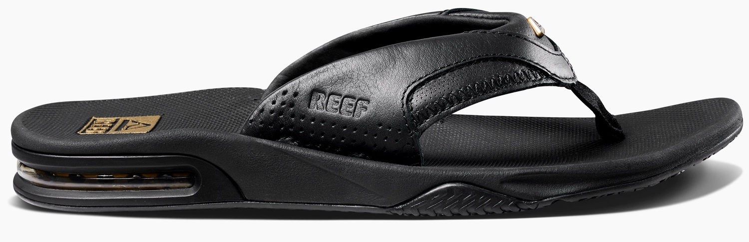 Slipper Reef Men Leather Fanning Lux Abyss 5 Slipper Reef Men Leather Fanning Lux Abyss - Afbeelding 3