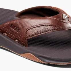Slipper Reef Men Leather Fanning Lux Espresso
