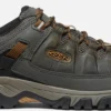 Wandelschoen Keen Men Targhee III Waterproof Black Olive Golden Brown