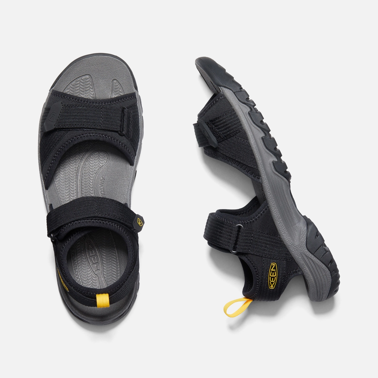 Sandaal Keen Men Targhee III Open Toe Black Yellow 4 Sandaal Keen Men Targhee III Open Toe Black Yellow - Afbeelding 2