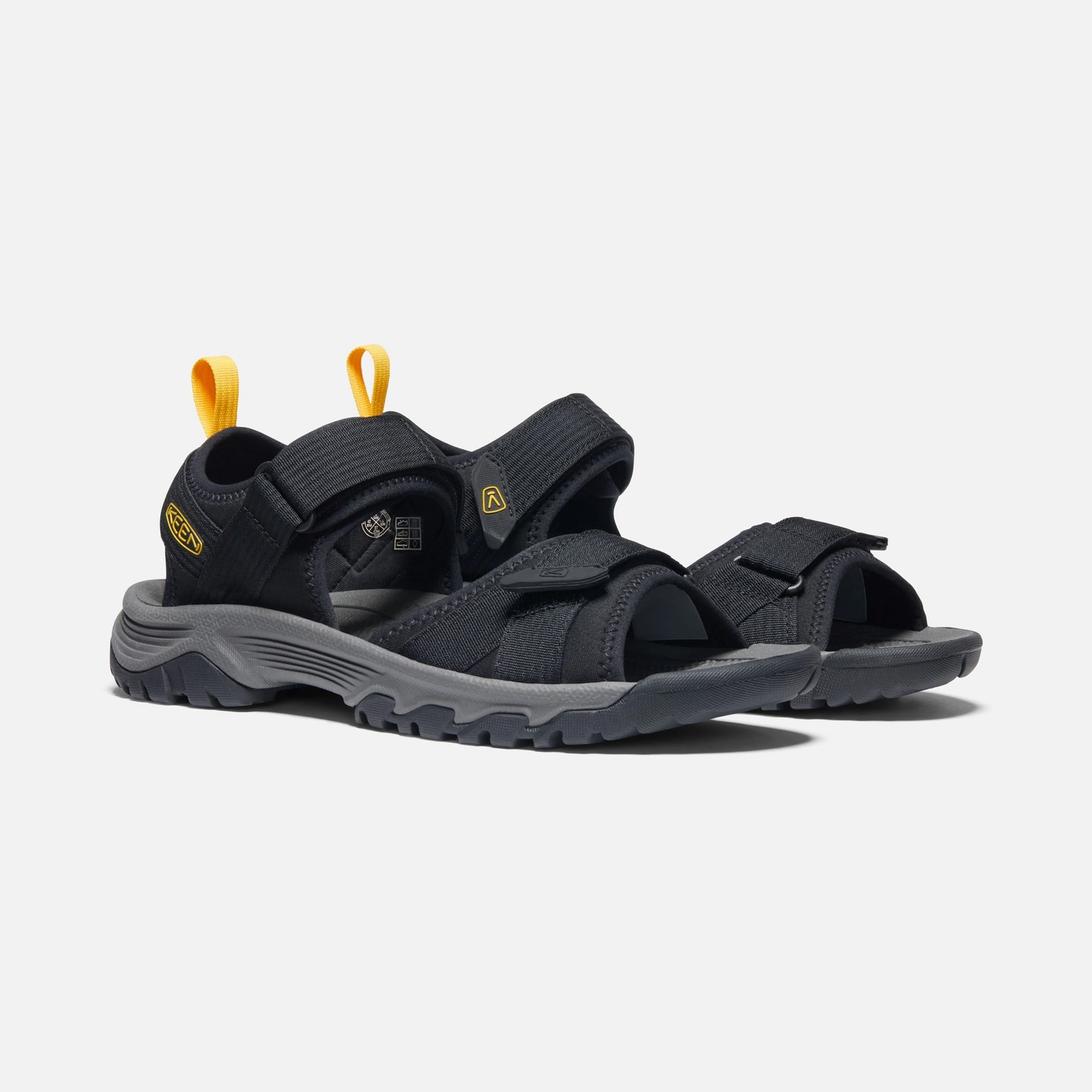 Sandaal Keen Men Targhee III Open Toe Black Yellow 8 Sandaal Keen Men Targhee III Open Toe Black Yellow - Afbeelding 6