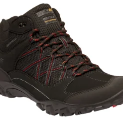 Wandelschoen Men Regatta Edgepoint Mid WP Black Classic Red