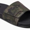 Slipper Reef Men Fanning Slide Olive Camo
