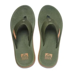 Slipper Reef Men Santa Ana Olive Gum -Hanwag Winkel reef santa ana teenslippers olijfgroen olijfgroen 0195333894362