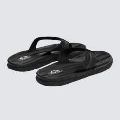 Slipper Oakley Men Pier Ellipse Flip Flop Blackout -Hanwag Winkel rurutr